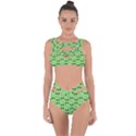 Alien Pattern Bandaged Up Bikini Set  View1