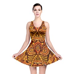 Alien Dj Reversible Skater Dress by BangZart