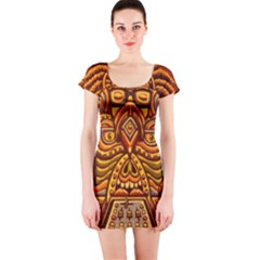 Alien Dj Short Sleeve Bodycon Dress