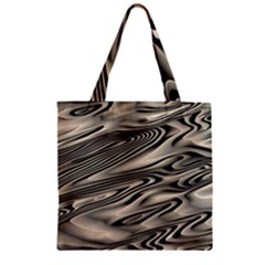 Alien Planet Surface Zipper Grocery Tote Bag by BangZart