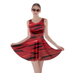 Alien Sine Pattern Skater Dress