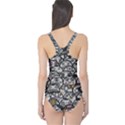 Alien Crowd Pattern One Piece Swimsuit View2