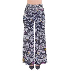 Alien Crowd Pattern Pants by BangZart