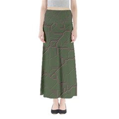 Alien Wires Texture Full Length Maxi Skirt by BangZart