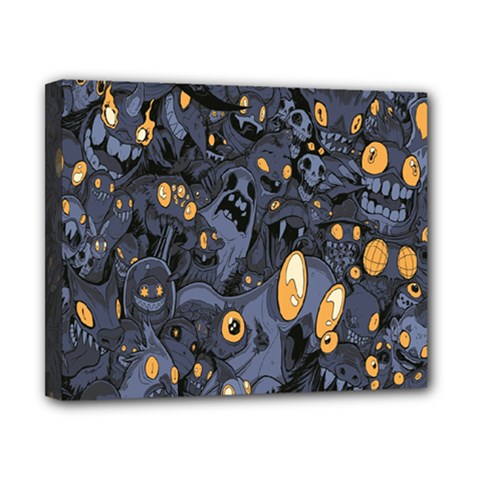 Monster Cover Pattern Canvas 10  X 8  by BangZart