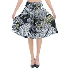 The Monster Squad Flared Midi Skirt by BangZart