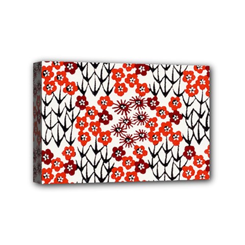 Simple Japanese Patterns Mini Canvas 6  X 4  by BangZart