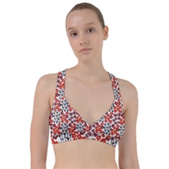 Simple Japanese Patterns Sweetheart Sports Bra by BangZart