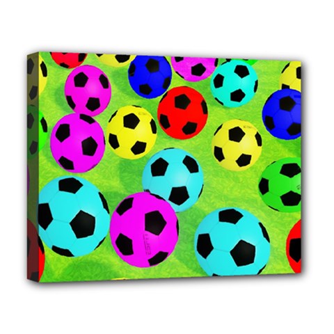 Balls Colors Deluxe Canvas 20  X 16   by BangZart