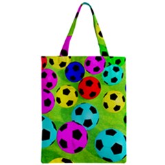 Balls Colors Zipper Classic Tote Bag by BangZart