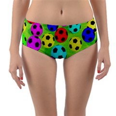 Balls Colors Reversible Mid-waist Bikini Bottoms