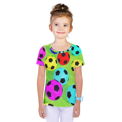 Balls Colors Kids  One Piece Tee by BangZart