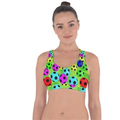 Balls Colors Cross String Back Sports Bra by BangZart