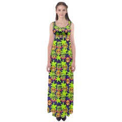 Smiley Monster Empire Waist Maxi Dress by BangZart