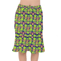 Smiley Monster Mermaid Skirt