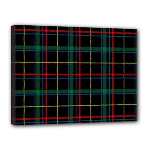 Tartan Plaid Pattern Canvas 16  X 12  by BangZart