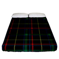 Tartan Plaid Pattern Fitted Sheet (queen Size) by BangZart