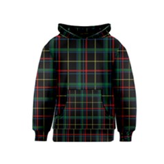 Tartan Plaid Pattern Kids  Pullover Hoodie