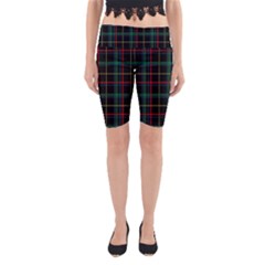 Tartan Plaid Pattern Yoga Cropped Leggings by BangZart