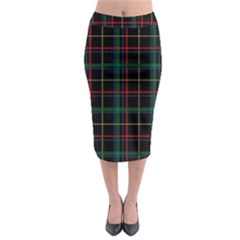 Tartan Plaid Pattern Midi Pencil Skirt by BangZart