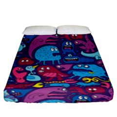 Hipster Pattern Animals And Tokyo Fitted Sheet (king Size) by BangZart