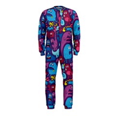 Hipster Pattern Animals And Tokyo Onepiece Jumpsuit (kids)