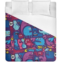 Hipster Pattern Animals And Tokyo Duvet Cover (california King Size) by BangZart