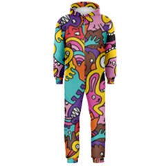 Monster Patterns Hooded Jumpsuit (men)  by BangZart