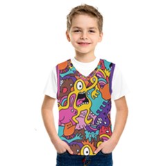 Monster Patterns Kids  Sportswear by BangZart