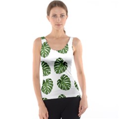 Leaf Pattern Seamless Background Tank Top by BangZart