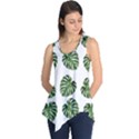 Leaf Pattern Seamless Background Sleeveless Tunic View1