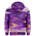 Purple And Yellow Zig Zag Men s Pullover Hoodie View2