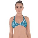 Monster Pattern Halter Neck Bikini Top View1