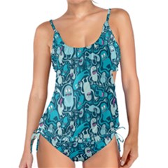 Monster Pattern Tankini