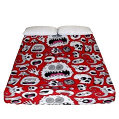 Another Monster Pattern Fitted Sheet (california King Size) by BangZart