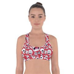 Another Monster Pattern Cross Back Sports Bra