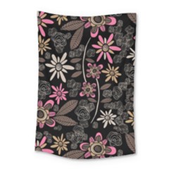 Flower Art Pattern Small Tapestry by BangZart