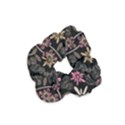 Flower Art Pattern Velvet Scrunchie View1