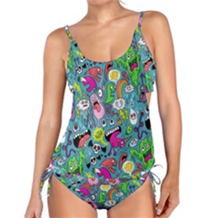 Monster Party Pattern Tankini by BangZart