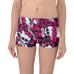 Mattel Monster Pattern Reversible Boyleg Bikini Bottoms by BangZart