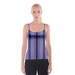 Zig Zag Repeat Pattern Spaghetti Strap Top by BangZart