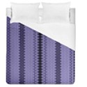 Zig Zag Repeat Pattern Duvet Cover (Queen Size) View1