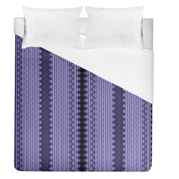 Zig Zag Repeat Pattern Duvet Cover (Queen Size)