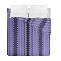 Zig Zag Repeat Pattern Duvet Cover Double Side (full/ Double Size) by BangZart