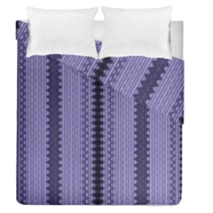 Zig Zag Repeat Pattern Duvet Cover Double Side (queen Size) by BangZart