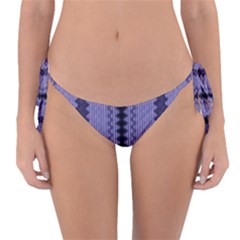 Zig Zag Repeat Pattern Reversible Bikini Bottom