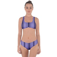 Zig Zag Repeat Pattern Criss Cross Bikini Set