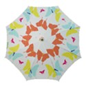 Beautiful Colorful Polka Dot Butterflies Clipart Golf Umbrellas View1