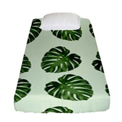 Leaf Pattern Seamless Background Fitted Sheet (single Size) by BangZart