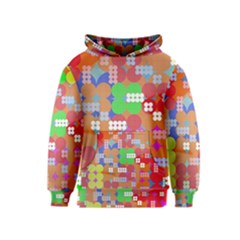 Abstract Polka Dot Pattern Kids  Pullover Hoodie by BangZart